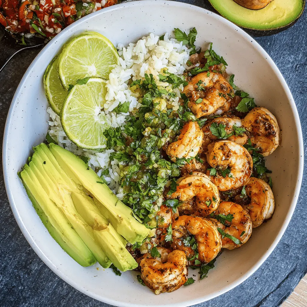 Quick & Easy Cilantro Lime Shrimp Bowls: Paleo, Whole30, Keto Dinner